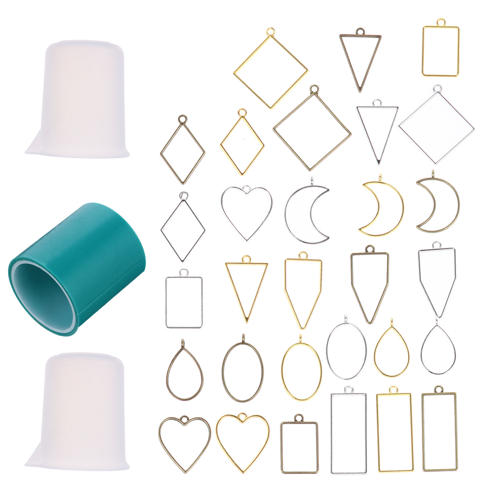 Resin Crafts Diy - Kit de manualidades para hacer llaveros,