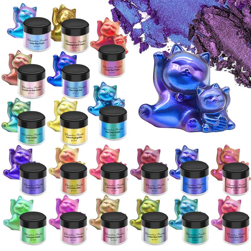 Resin Pigment Set - Polvo de Mica camaleón, pigmentos de