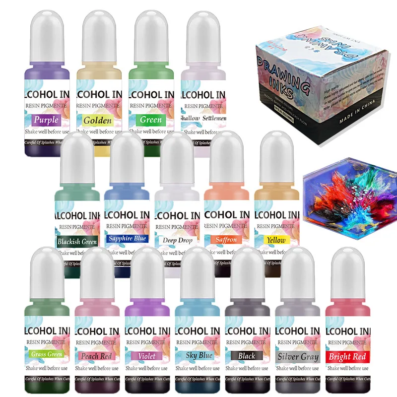 Epoxy Uv Resin Kit - Juego de pigmentos de Color para