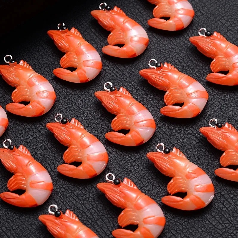 Resin Craft Supplies - 10 Piezas de Dijes de Langosta