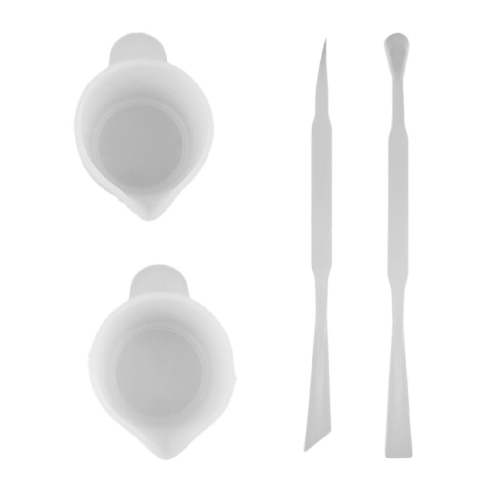 Mixing Cup Silicone - Juego de Tazas para Mezclar Resina
