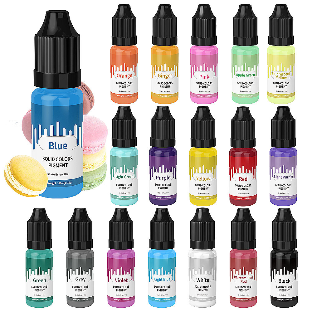 18 colores 10ml Macaron Color  - Resin Jewelry Kit reseña y precio