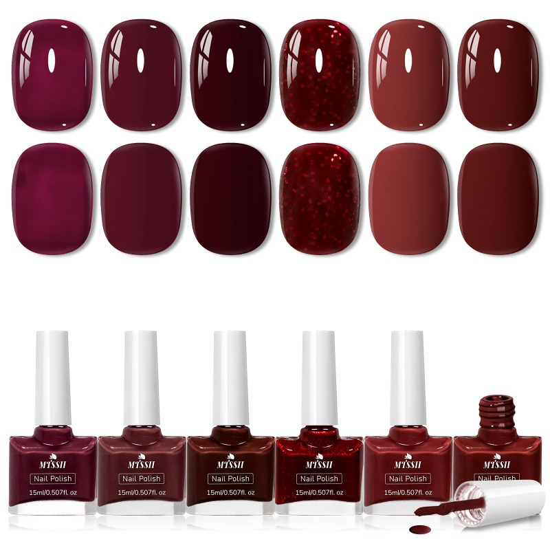 Set de 6 Esmaltes de Uñas en G - Resin Glitter Pack reseña y precio