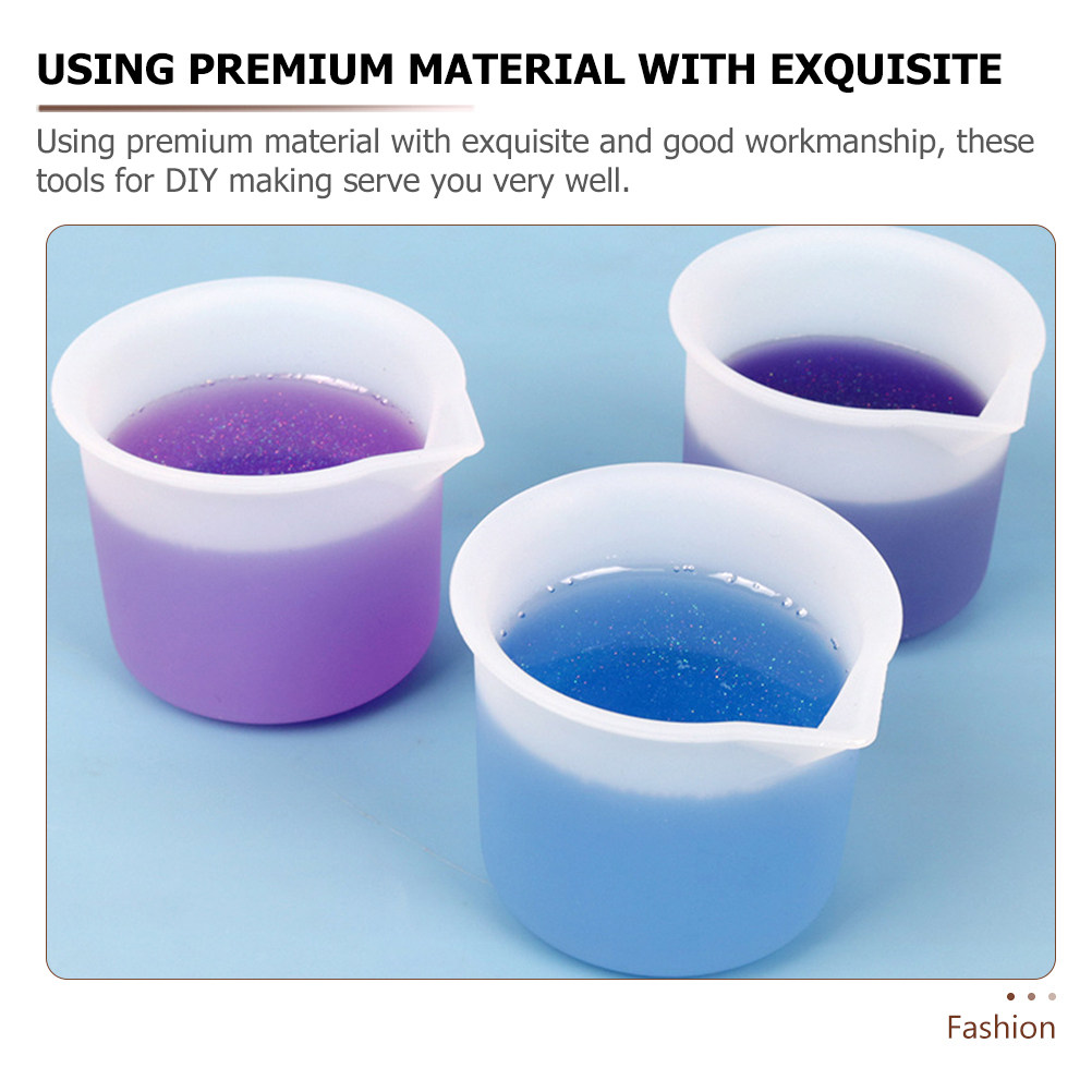 8 tazas medidoras de silicona  - Mixing Cup Silicone reseña y precio