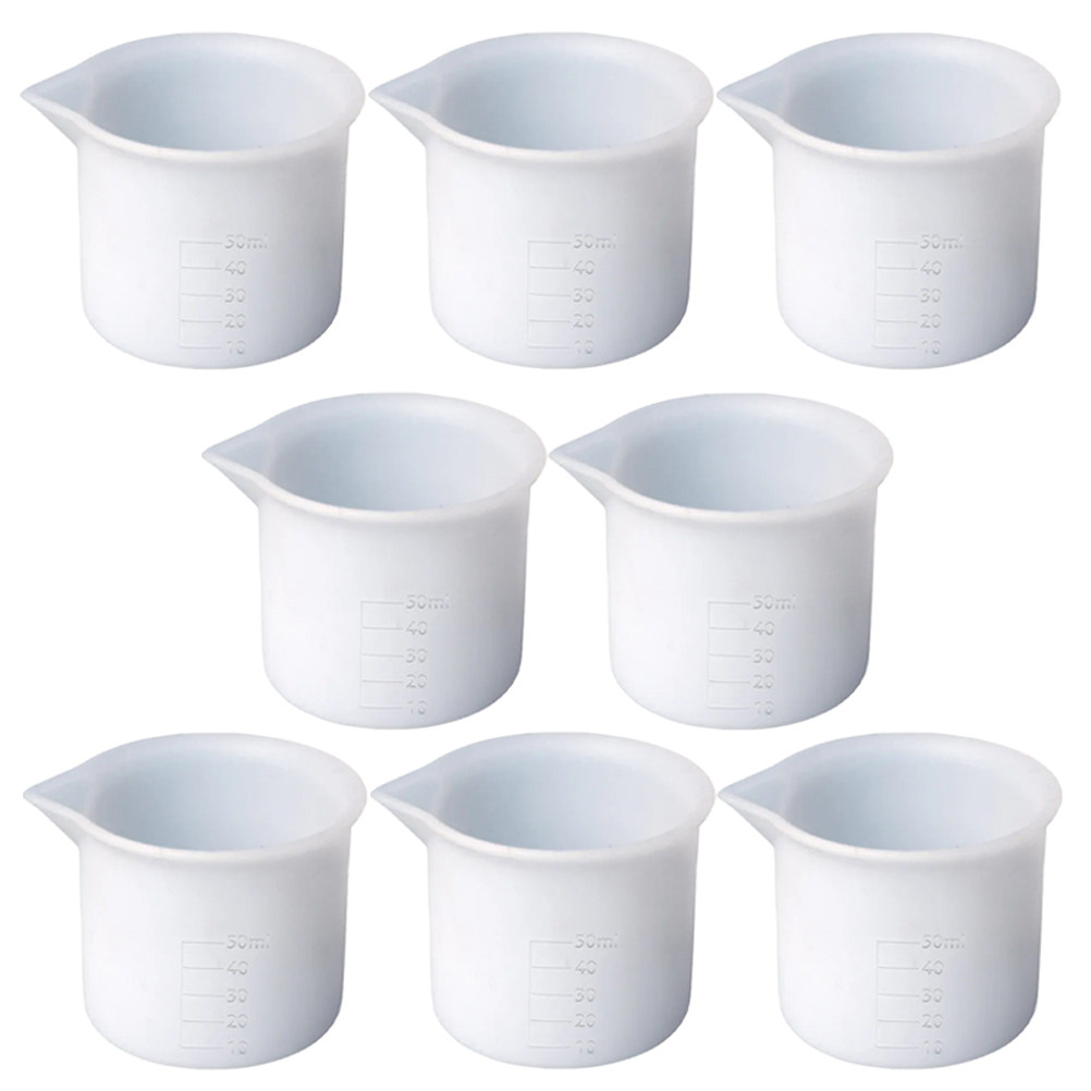 8 tazas medidoras de silicona  - Mixing Cup Silicone reseña y precio