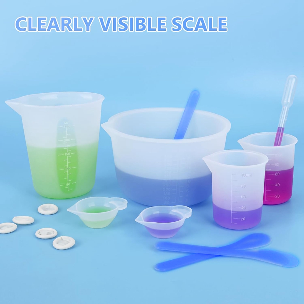 -Tazas medidoras de silicona d - Mixing Cup Silicone reseña y precio