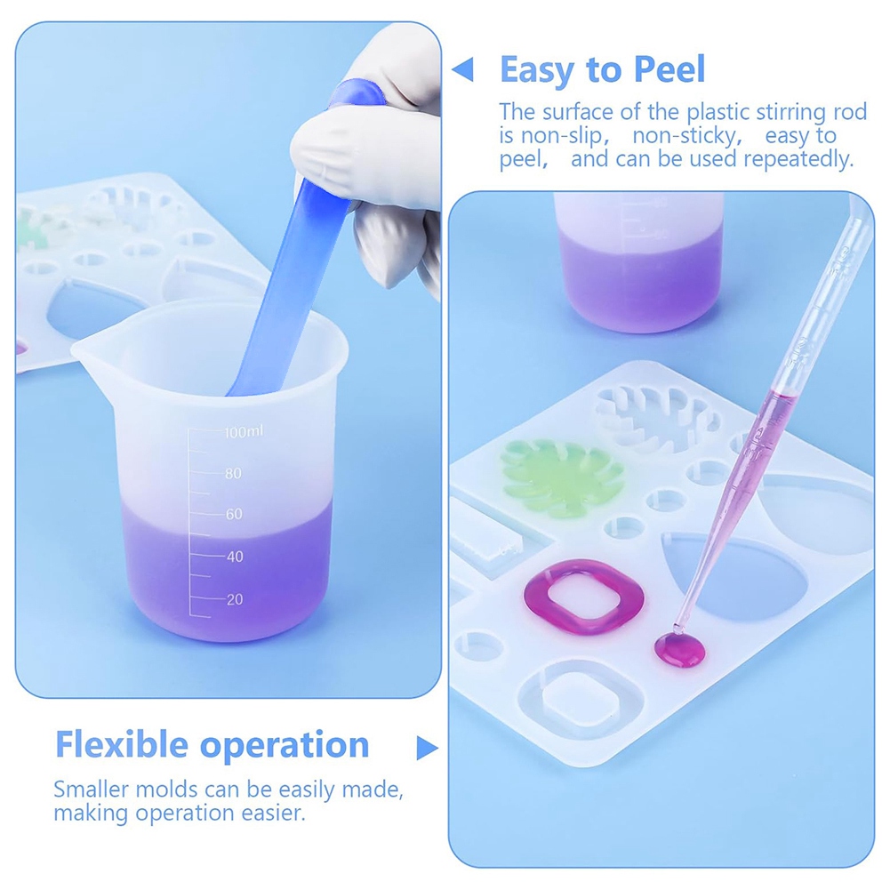 -Tazas medidoras de silicona d - Mixing Cup Silicone reseña y precio