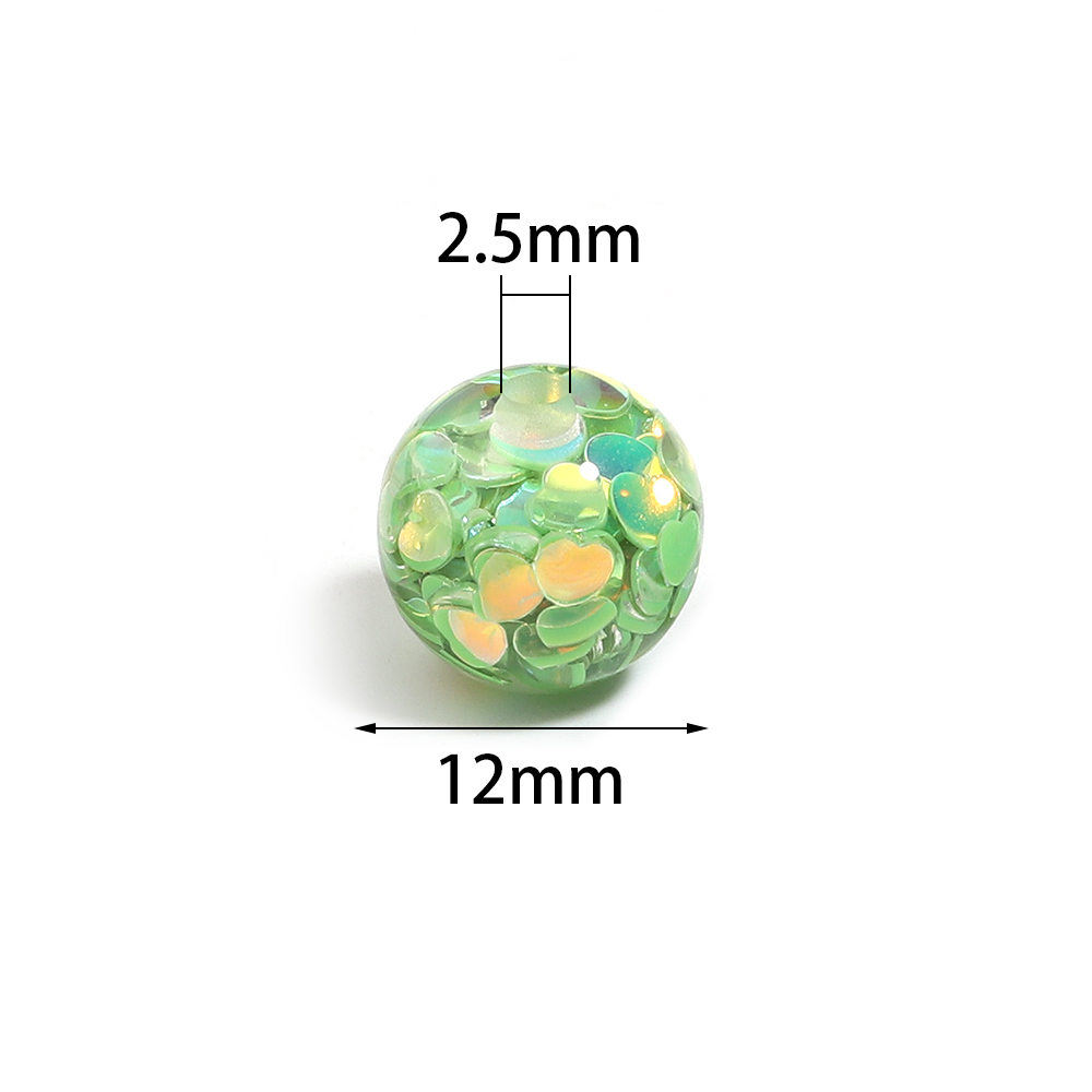 10 piezas de cuentas redondas  - Resin Craft Supplies reseña y precio