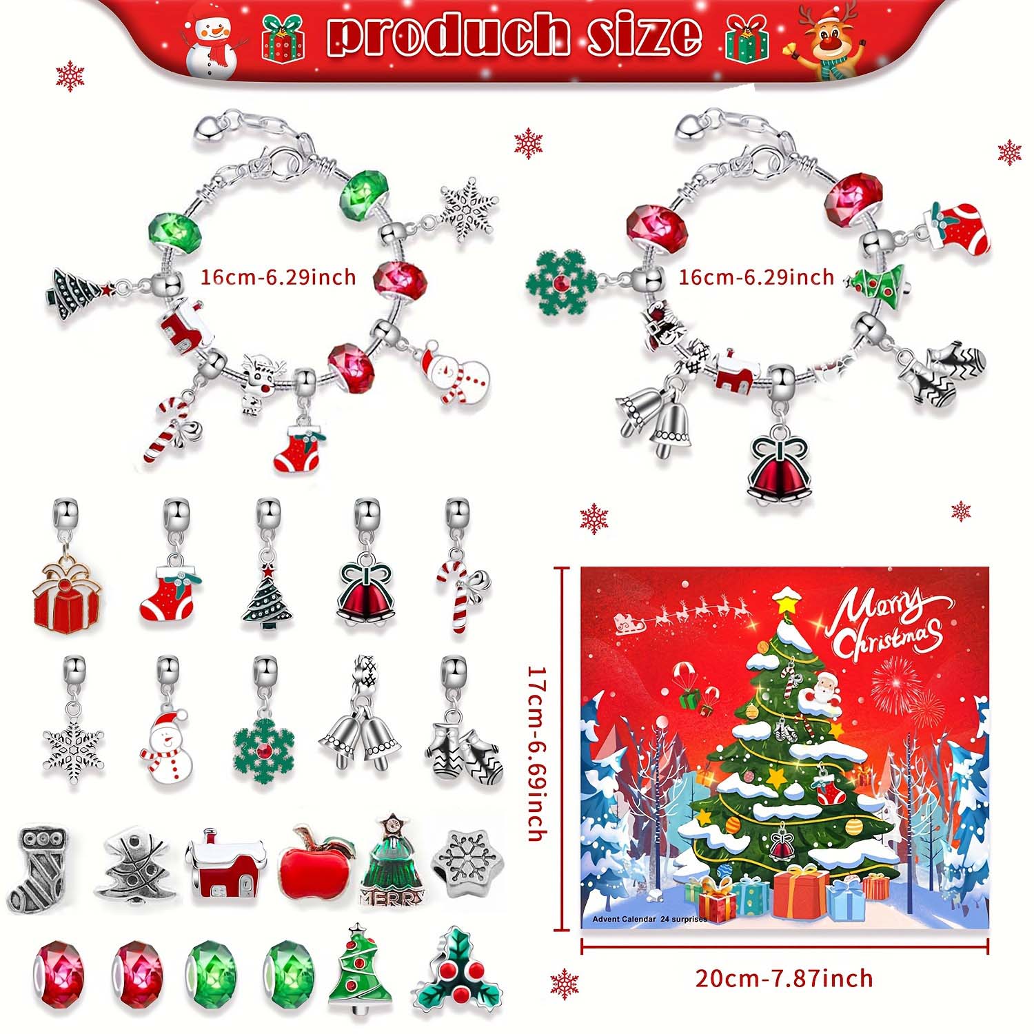 Caja de calendario navideño cr - Resin Jewelry Kit reseña y precio