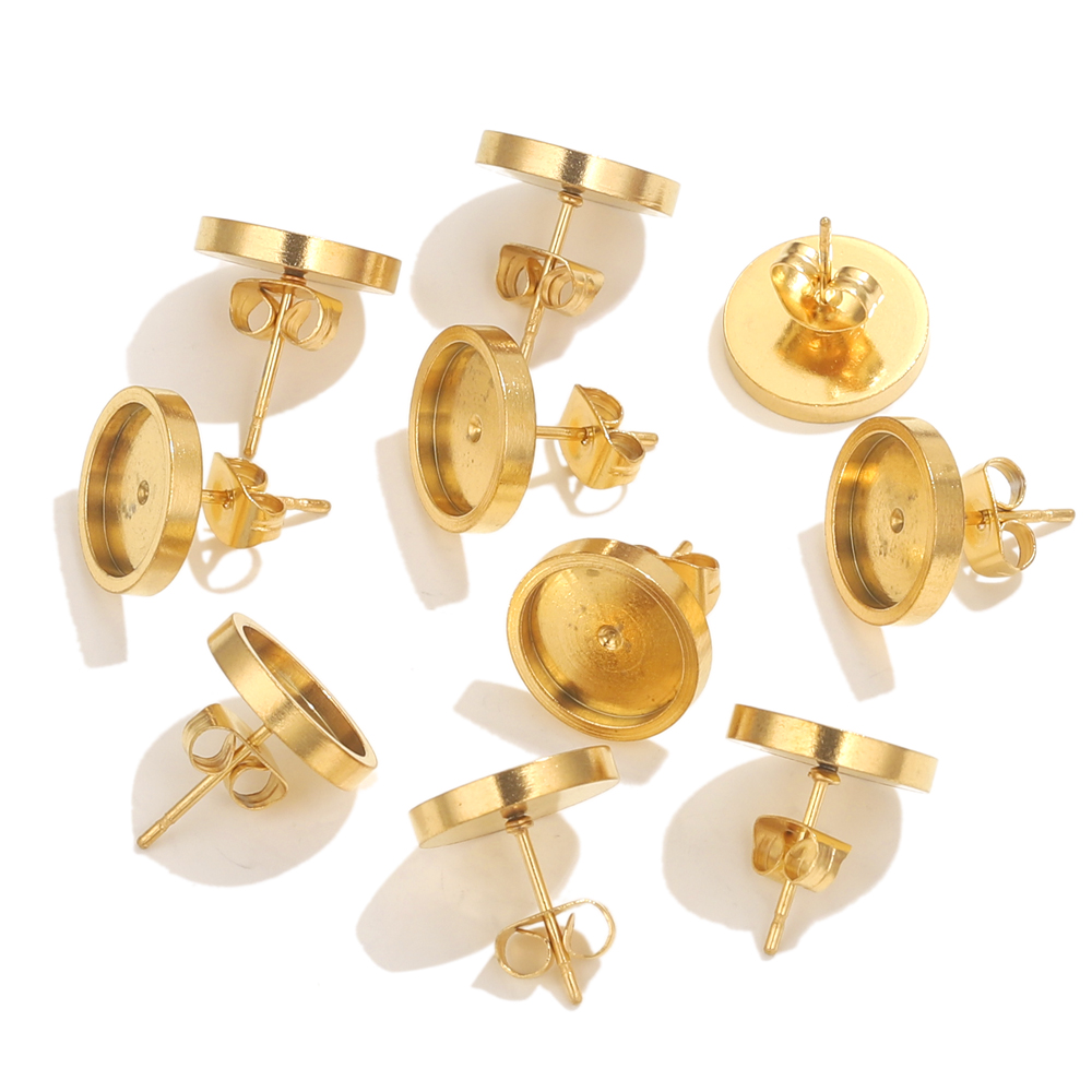 10 Uds. De pendientes dorados  - Resin Jewelry Kit reseña y precio